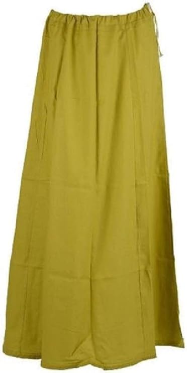 Estationeryhouse Cotton Indian Petticoat Underskirt for Sarees