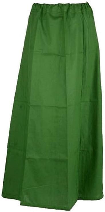 Estationeryhouse Cotton Indian Petticoat Underskirt for Sarees