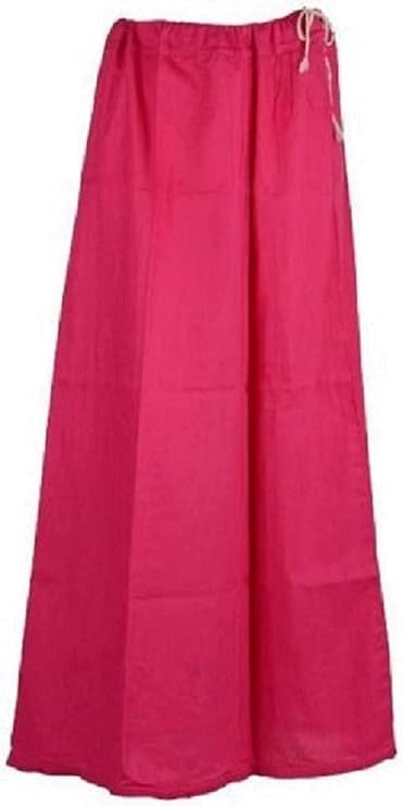 Estationeryhouse Cotton Indian Petticoat Underskirt for Sarees